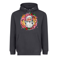 Smoke merry christmas peace santa Heavyweight Hoodie - AdoDesignShop