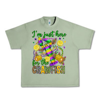 Oil Green ı'm just here for the crawfish olivia Urban Heavy Tee - OliviaCreatesArt