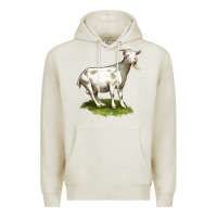 Oatmeal Heather cashmere goat Premium Hoodie - LillyAllenDesigns