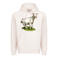 Pale Pink cashmere goat Premium Hoodie - LillyAllenDesigns
