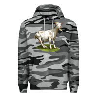 Slate Camo cashmere goat Premium Hoodie - LillyAllenDesigns