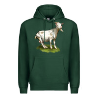 Sports Green cashmere goat Premium Hoodie - LillyAllenDesigns