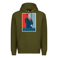 Army Green Bartlet For President Lover Gift Premium Hoodie - maiPhamDesign