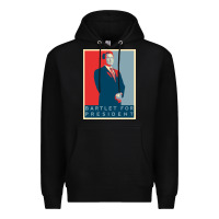 Black Bartlet For President Lover Gift Premium Hoodie - maiPhamDesign