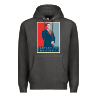 Charcoal Heather Bartlet For President Lover Gift Premium Hoodie - maiPhamDesign