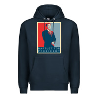 Navy Bartlet For President Lover Gift Premium Hoodie - maiPhamDesign