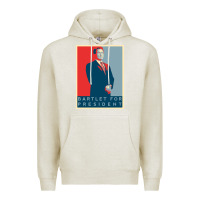 Oatmeal Heather Bartlet For President Lover Gift Premium Hoodie - maiPhamDesign