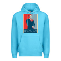 Ocean Blue Bartlet For President Lover Gift Premium Hoodie - maiPhamDesign