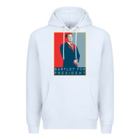 White Bartlet For President Lover Gift Premium Hoodie - maiPhamDesign