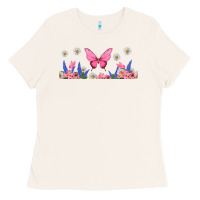 Bone butterflies and flowers Ladies Tee - TumblerDesignByShophia