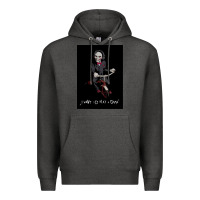 Charcoal Heather Saw I Want To Play A Game Picture Premium Hoodie - maiPhamDesign