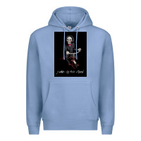 Colony Blue Saw I Want To Play A Game Picture Premium Hoodie - maiPhamDesign