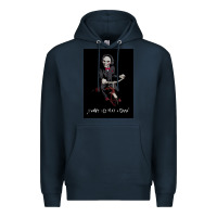 Navy Saw I Want To Play A Game Picture Premium Hoodie - maiPhamDesign