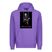 Purple Saw I Want To Play A Game Picture Premium Hoodie - maiPhamDesign