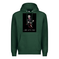 Sports Green Saw I Want To Play A Game Picture Premium Hoodie - maiPhamDesign