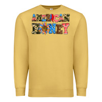 Antique Gold American honey Premium Sweatshirt - AdoDesignShop