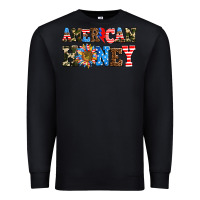 Black American honey Premium Sweatshirt - AdoDesignShop