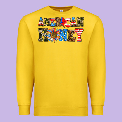 American Honey Premium Sweatshirt Designed By Adodesignshop