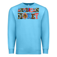 Ocean Blue American honey Premium Sweatshirt - AdoDesignShop
