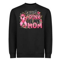 Black i wear pink for my mom Heavyweight Sweatshirt - BarkalooDesign
