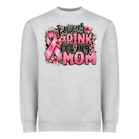 Heather Grey i wear pink for my mom Heavyweight Sweatshirt - BarkalooDesign