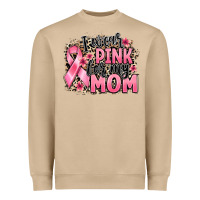 I Wear Pink For My Mom Heavyweight Sweatshirt | Teevron