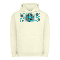Pigment Pistachio turquoise gemstone sunflower Urban Hoodie - JahusDesignShop