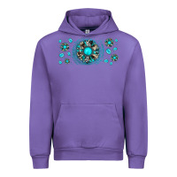 Tulip turquoise gemstone sunflower Urban Hoodie - JahusDesignShop