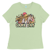 Matcha game day baseball leopard Ladies Tee - HowdyJamesFarm