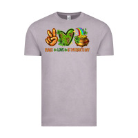 Vintage Zinc Peace Love St. Patrick's Day Vintage Tee - HowdyJamesFarm