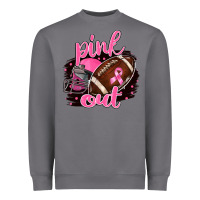 Storm Pink Out Football Heavyweight Sweatshirt - BarkalooDesign
