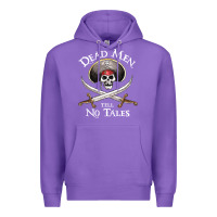 Purple Dead Men Tell No Tales Funny Gifts Boy Girl Premium Hoodie - maiPhamDesign