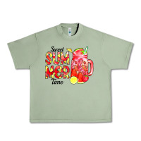 Oil Green sweet summer time waterolor Urban Heavy Tee - CowCowDesign