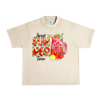 Sandshell sweet summer time waterolor Urban Heavy Tee - CowCowDesign