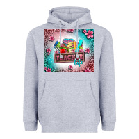 Heather Grey teacher life Heavyweight Hoodie - AdoDesignShop