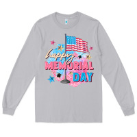 Moon Dust Happy Memorial Day Long Sleeve Tee - FaDigitalArtStudio