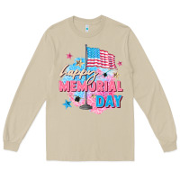 Mushroom Happy Memorial Day Long Sleeve Tee - FaDigitalArtStudio