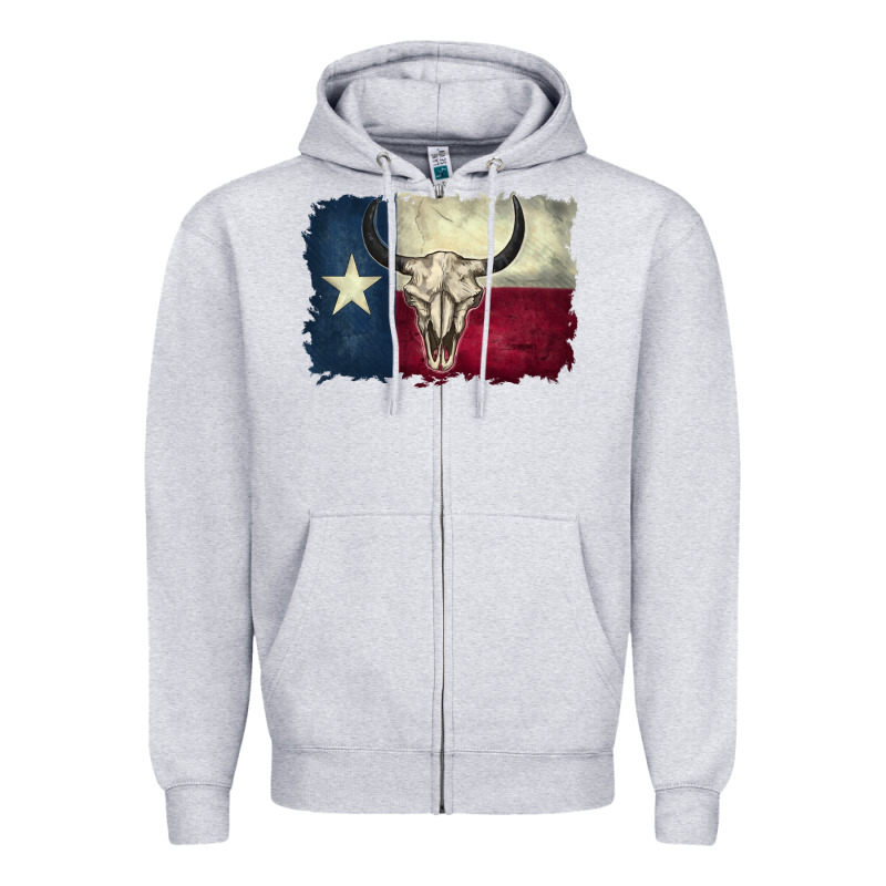 Texas Flag Zipper Hoodie by BarkalooDesign | Teevron