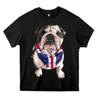 Black English Dog Heavy Core Tee - RanaPortraitStore