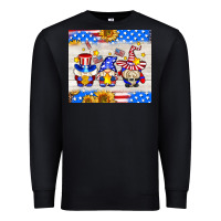 Black American gnomes Premium Sweatshirt - AdoDesignShop