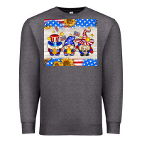 Charcoal Heather American gnomes Premium Sweatshirt - AdoDesignShop