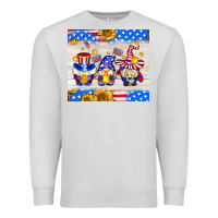 Dove Grey American gnomes Premium Sweatshirt - AdoDesignShop