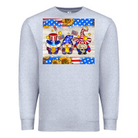 Heather Grey American gnomes Premium Sweatshirt - AdoDesignShop