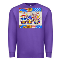 Purple American gnomes Premium Sweatshirt - AdoDesignShop