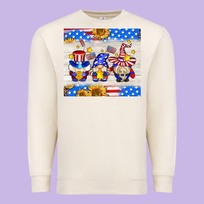 American Gnomes Premium Sweatshirt Designed By Adodesignshop
