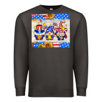 Smoke American gnomes Premium Sweatshirt - AdoDesignShop