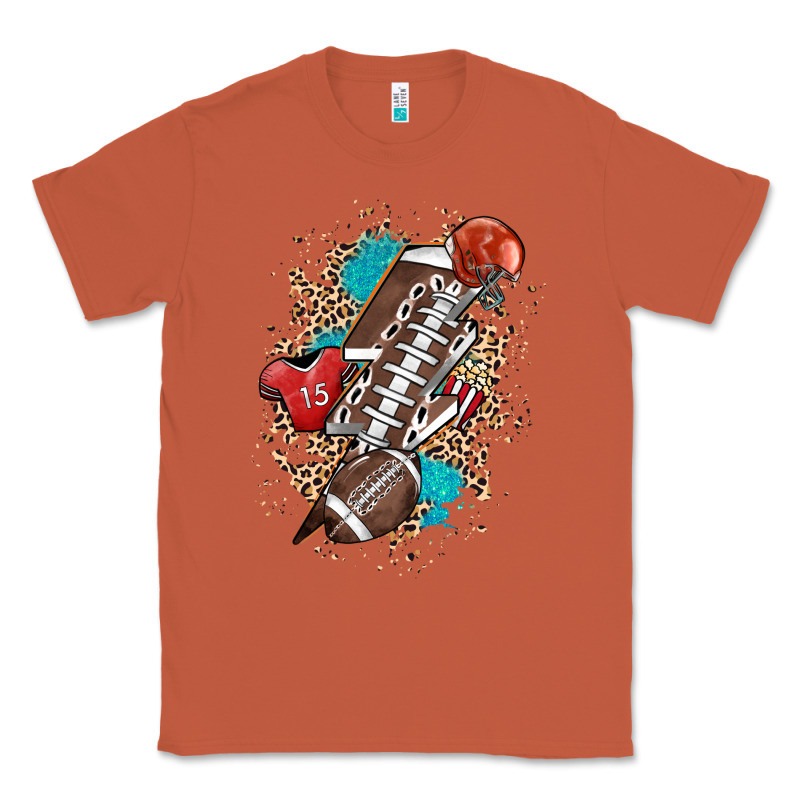Football Lightning Bolt Leopard Classic Tee by HowdyJamesFarm | Teevron