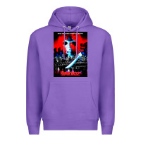 Purple Vintage Classic  Horror film Art Characters Mens Womens Premium Hoodie - maiPhamDesign