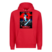 Red Vintage Classic  Horror film Art Characters Mens Womens Premium Hoodie - maiPhamDesign