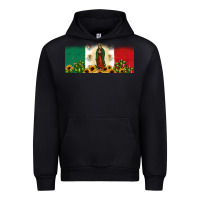 Black lady of guadalupe mexican flag Urban Hoodie - JahusDesignShop